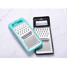 치즈 그라인더 일체형 그레이터 갈아먹는 채칼 갈이 갈아쓰는 갈갈이 강판, 1개, 단면 다용도 대패 색상 랜덤