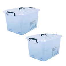 70L 90L 120L 대용량 투명리빙박스 2개 mod*54020mY, 투명120리터2P, 본상품선택, 이상품**투명70리터2P