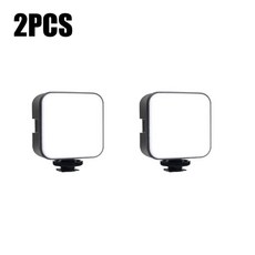 6500K 미니 LED 채우기 빛 휴대 전화 Selfie Livestreaming 램프 휴대용 노트북 비디오 사진 스튜디오 메이크업, [02] 2pcs, 02 2pcs, 2pcs