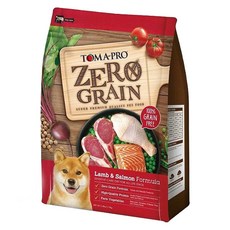 TOMA-PRO 優格 全齡犬 零穀 乾飼料, 羊肉  +  鮭魚, 2.5kg, 1袋