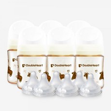 더블하트 PPSU 말띠 젖병 헬로베이비 말랑이 160ml 트윈팩 트리플세트 (젖병6개+젖꼭지6입), 말랑이 160ml 트윈팩(2입) x 3개, 젖꼭지 SS (1입) x 4개, 젖꼭지 S (2입) x 1개