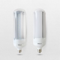 시그마 LED 보안등 30W 주광색 E26 투명 불투명 콘벌브 가로등전구 정원등, 30W 불투명, 1개