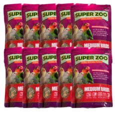 슈퍼주 프리미엄 중형새 새모이, 700g, 10개