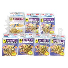 大西洋釣具 BQ 胴打チヌ鉤 千又鉤 基努鉤, 1個, 8號