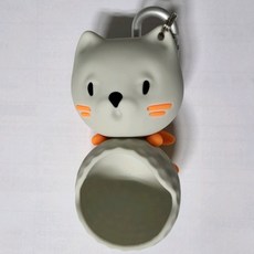 미킵 골프냥 골프공 파우치 실리콘 주머니 2구 오렌지, 1개
