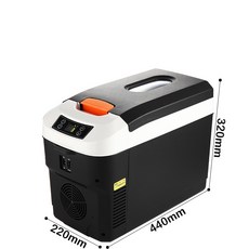 캠핑용 차량용 냉장고 화물차용 이동식 차박 자동차 소형 12V-24V, 12L블랙 스타일 3쌀 자동차 라인 조합