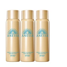 아넷사 퍼펙트 UV 선스크린 스킨케어 스프레이 NA 60g 3개