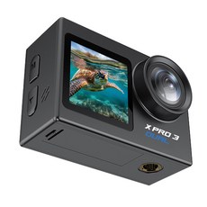 에이스원 XPRO3 DUAL 액션캠 브이로그카메라 자전거 오토바이 블랙박스 바디캠 수중카메라, XPRO3 DUAL+TLC 128G