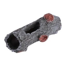 Charmoon 수족관 수족관 오브제 유목 통나무 진짜 은신처 쉼터 장식, 1개