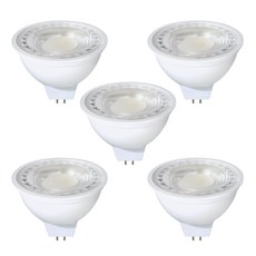 데이온 LED 할로겐 MR16 5W 12V 램프, 주백색, 5개