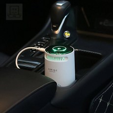 스토어-소유 자동차탈취기 에어큐원 차량용공기청정기 화이트 USB 미니공기정화기