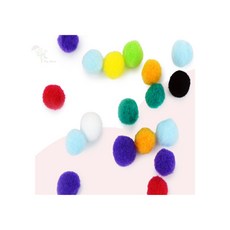 수기디자인 뿅뿅이 20MM 유아교구재료, 흰색