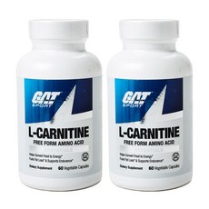 GAT SPORT 左旋肉鹼與胺基酸素食膠囊, 60 件, 2個