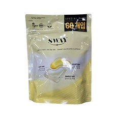 애경[트레이더스] 스웨이 식기세척기 액체 캡슐세제 60입, 애경[트레이더스] 스웨이 식기세척기 액체 캡슐세제 60