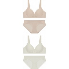 [백화점 정품] 게스언더웨어 여자 편한 속옷 데일리 통기성 풀 커버 프리메쉬 스포츠 브라 햄 팬티 세트