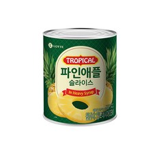 롯데 파인애플 슬라이스 836g, 3개