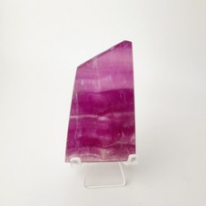 螢石隨形擺件 杜鵑紫絲質紋理裝飾品