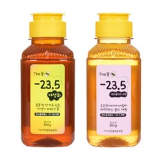 the 꿀 -23.5 야생화+아카시아 2종세트 탄소동위원소 -23.5% 이하, 1세트, 760g