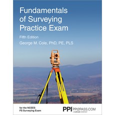 Ppi Fundamentals of Surveying Practice Exam 5th Edition (Paperback) - Comprehensive Practice Exam f... Paperback, Professional Publications Inc