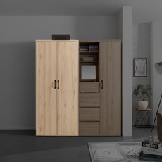 안방 드레스룸 옷장 이불장 양복장 800 아파트 예쁜장농 장롱가구, 오크