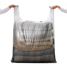 초대형 이사 비닐 봉투 240L 손잡이 이불 옷 이삿짐 캠핑, 10개