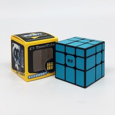 3X3 치이 미러큐브 QiYi Mirror Tiled 33 큐브 333, Blue(Non-Magnetic), 1개
