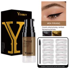 Youbuy 柔霧有色染眉膏 防水防汗持久不脫妝, 1個, #04 PIRANG,10ml