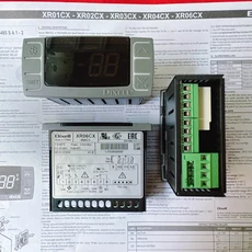 Dixell XR60CX-5N0C1 온도 컨트롤러 듀얼 프로브(2개 센서 포함) 새 원본, 02 without sensor