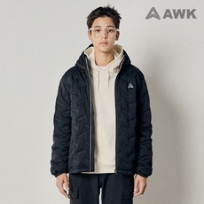 에어워크 주니어 주니어 블랙 경량 패딩 후드집업 점퍼