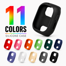 컬러 실리콘 케이스 11colors 우들 스마트워치 호환 가능, 1개, 블랙