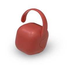 이지 나와아기 휴대용 공갈 젖꼭지 보관함 쪽쪽이 보관 케이스, 레드, 1개