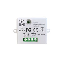 433Mhz Rf 무선 키네틱 스위치 자체 전원 벽 배터리 필요 없음 및 조명/가전용 220V 10A 릴레이 수신기, Receiver