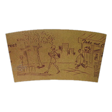 16/20/22온스 종이컵전용 홀더 거리풍경, 1박스, 1000개