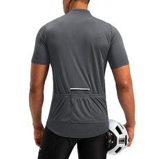 바이크와 남성용 사이클링 저지 모이스처 위킹 슬리브 UPF 하프 지퍼 바이크 로드 라이딩 포켓용 자전거 셔츠 ssQD