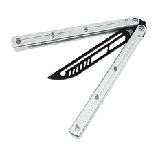 트레이너 발리송 KOB-30 연습용 나비칼, KOB-30SS(실버), 1개, 실버