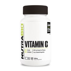 Nutrabio 維他命C 500mg V-Cap, 500 件, 1個