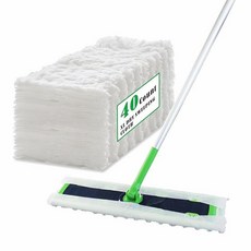 JEBBLAS XL 스위핑 40개 걸레 멀티 드라이 스위퍼용 헤비 리필 표면 바닥 청소용 듀티 일회용 애완동물 패드, 40