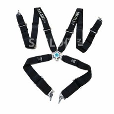 레이싱벨트 턴버클 4점식 스파르코 타카타 광폭주, TAKATA 3인치 4점 블랙