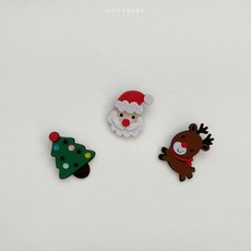 OOTTBEBE 韓國童裝 可愛聖誕配件組 (聖誕帽/聖誕襪/胸針) 現貨發票