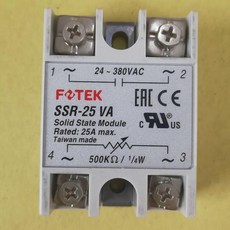 1PC SSR-25VA SSR-25VA-H SSR-40VA SSR-40VA-H SSR-75VA New FOTEK Solid State Relay Module, 04 SSR-25VA