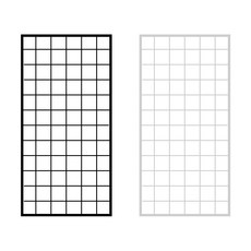 JNCP 휀스망 30x60cm 메쉬망 네트망 철망 악세사리진열대 방묘, 화이트, 1개