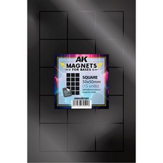 AKMAGNET005 正方形磁鐵 50x50mm (15入) 模型製作專用, 1個