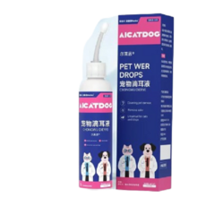 寵物耳道清潔液 貓咪潔耳液, 1個, 溫和除菌洗耳液120ml*1