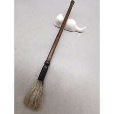 仿古玉蘭蕊細嫩光峰純羊毫老毛筆，紅木筆桿，牛角筆鬥，出峰4.9釐米，口徑14.0毫米, 1個, 參考詳情頁