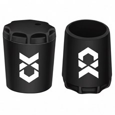 실리콘 낚시대 뒷마개 낚시대캡 보호캡 하단실리콘캡, 1개, 블랙 S