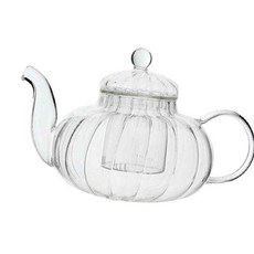 내열유리 티포트 우리기, 투명, 1개, 600ml