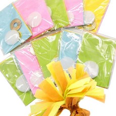 (NEW)10세트 제기차기 만들기재료 종이 연습용제기 세트, 1개