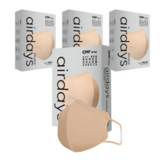 에어데이즈 프리스타일 C타입 마스크 대형, 베이지, 4개, 10개입