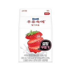 매일 우유속에딸기 팩우유, 7개, 300ml