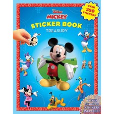 [5] Disney Mickey Mouse Clubhouse Sticker Book Treasury - Activity Books for kids 350 reusable st, [5] Disney Mickey Mouse Clubho